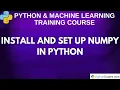Install and Set Up NumPy in Python