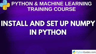 Install and Set Up NumPy in Python