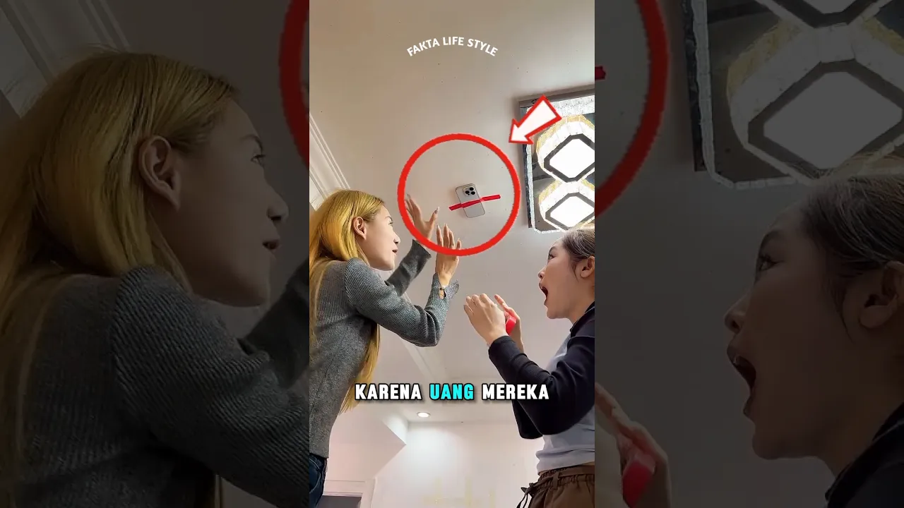 They installed a surveillance camera, using a cell phone!? 🤔 poster