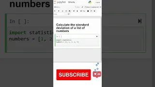 How to Calculate Standard Deviation in Python