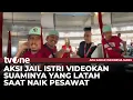 Download Lagu Istri Tertawa Ngakak saat Videokan Suaminya yang Latah Naik Pesawat | AKIS tvOne