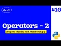 Operators in Python Part-2 Z2H Tech Logical Identity Membership operators