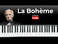 Download Lagu Charles Aznavour - La bohème Piano Cover Tutorial avec Partition