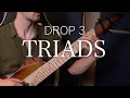 My Favourite Triad Shapes for 8-String Guitar Drop 3 Triad Voicings