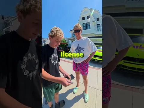 He Let Me DRIVE His LAMBO... 🤯😳 #shorts