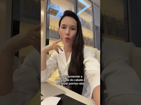 Como Aumentar a densidade do Cabelo e encorpar as pontas