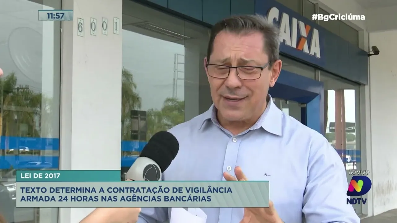 Mais segurança: lei propõe a contratação de vigilância armada 24 horas nas agências bancárias