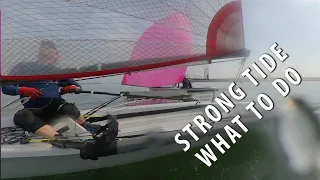 Light wind, outgoing tide, decisions to make