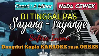 Download DI TINGGAL PAS SAYANG SAYANGE - Safira Inema Versi Dangdut Koplo KARAOKE rasa ORKES Yamaha PSR S970 MP3