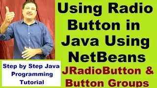 How to use Radio Button in NetBeans Java Swing JRadioButton