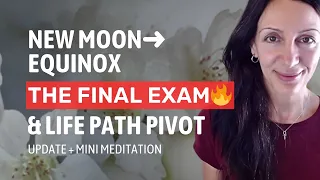 New Moon Equinox Update The Final Exam Life Path Pivot Mini Meditation 