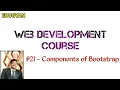 component of bootstrap tutorial in hindi 2020 bootstrap 4 - useful components overview Edugyan