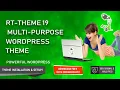 How to use RT-Theme 19 Multi-Purpose WordPress Theme Installation Demo Import Tutorial