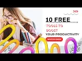 10 Free Tools to Boost Your Productivity