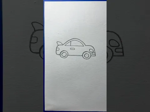 Simple & easy car drawing | pencil drawing