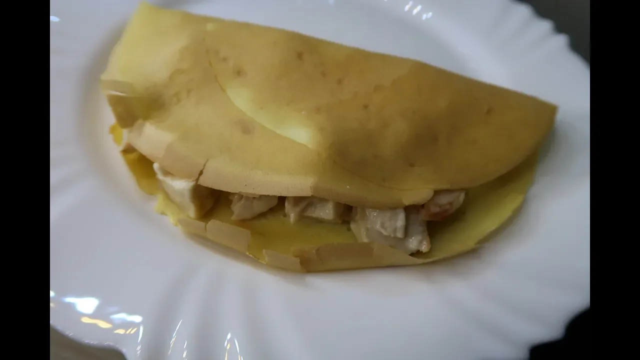 RECEITA: CREPIOCA COM RECHEIO DE FRANGO JÉSSICA DINIZ