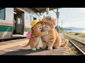 Download Lagu Ginger Returns to the City After the Holiday Ends, with Grandmother Cat’s Gift 😿🚌🌆