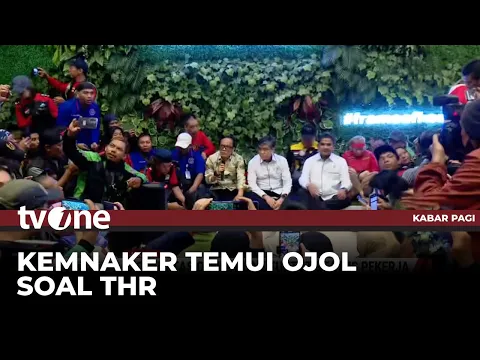 Diskusi Pelaku Ojek Online dengan Menteri Ketenagakerjaan soal THR