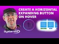 Divi Theme Create A Horizontal Expanding Button On Hover