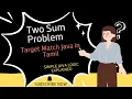 Two Sum Problem in Java Explained in Tamil Coding Logic for Beginners - LeetCode