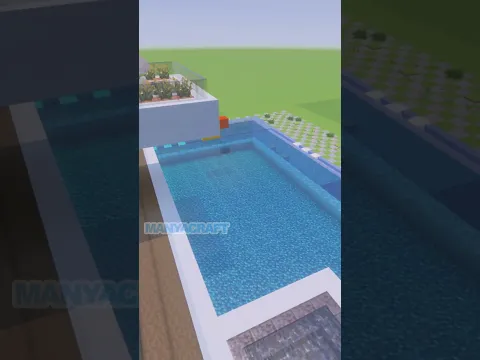 Mansão ultra moderna no Minecraft | MANYACRAFT #minecraftbuilding #minecraft