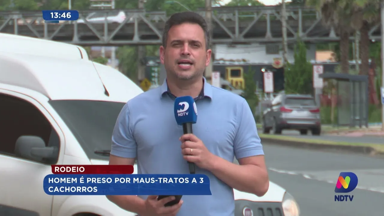 Homem é preso por maus-tratos a três cachorros em Rodeio