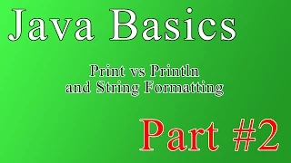 Java Basics - Part 2