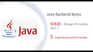 SOLID - Single Responsibility Principle