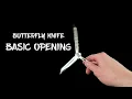 Butterfly Knife Tricks for Beginners Basic Open and Close NEWBIES START HERE