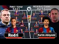BARCELONA FIRST TEAM vs RESERVE TEAM RODRI S NEW ERA UNDER HANSI FLICK