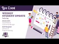 UoPeople Weekly Student Update T2AY21