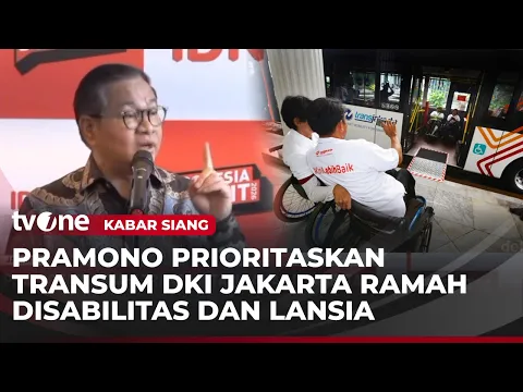 Pramono Akui Akses Transportasi Publik untuk Disabilitas dan Lansia di Jakarta Belum Optimal