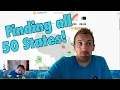 Sporcle Finding all 50 US States No Outline Challenge