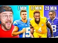 Download Lagu 1 MIN vs 10 MIN vs 20 MIN Super Bowl Rebuild!