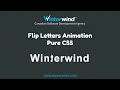 Flip Letters Animation with CSS