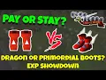 Pay or Stay Dragon Boots vs Primordial Boots OSRS NMZ