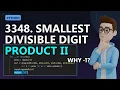 3348 Smallest Divisible Digit Product II LeetCode Daily Python Solution why - 1 is the answer