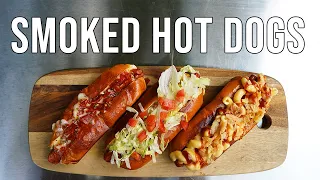 How to Smoke Hot Dogs on a Pellet Grill with 3 different styles! | Holy Smokes BBQ