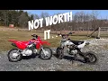 Ssr125 Pit Bike vs Honda Crf110 - An Honest Comparison what should you buy