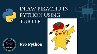 draw Pikachu in python how to draw Pikachu using python Python tutorial