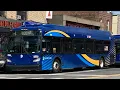 MTA New York City Bus B11 F1 Shuttle Bus Action at Ave Ave