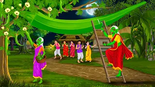 चुड़ैल की पेड़ में विशाल भिंडी | Horror Stories | GIANT BHINDI | Darawni Kahani Hindi Moral Stories