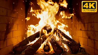 Fireplace Peace Ambience With Natural Fire Sounds And Flickering Light For Restful Night Sleep 