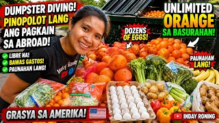 DUMPSTER DIVING PINOPOLOT LANG ANG PAGKAIN SA ABROAD UNLIMITED BAWAS GASTOS PA LIBRE PA