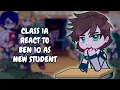 Class 1A React To Ben 10 As New Student || MHA || Gacha React