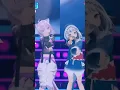 Gura and Okayu dancing during the chorus of Mogu Mogu Yummy  [Hololive/#Shorts]