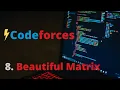Beautiful Matrix Problem Codeforces Easy Problems