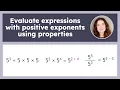 Mastering Positive Exponents Simplify Using Exponent Properties