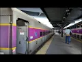 Commuter Rail Ride to Boston from Wachusett Fall Colors North Station Walkthrough