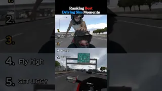 Ranking Best Driving Sim Moments 